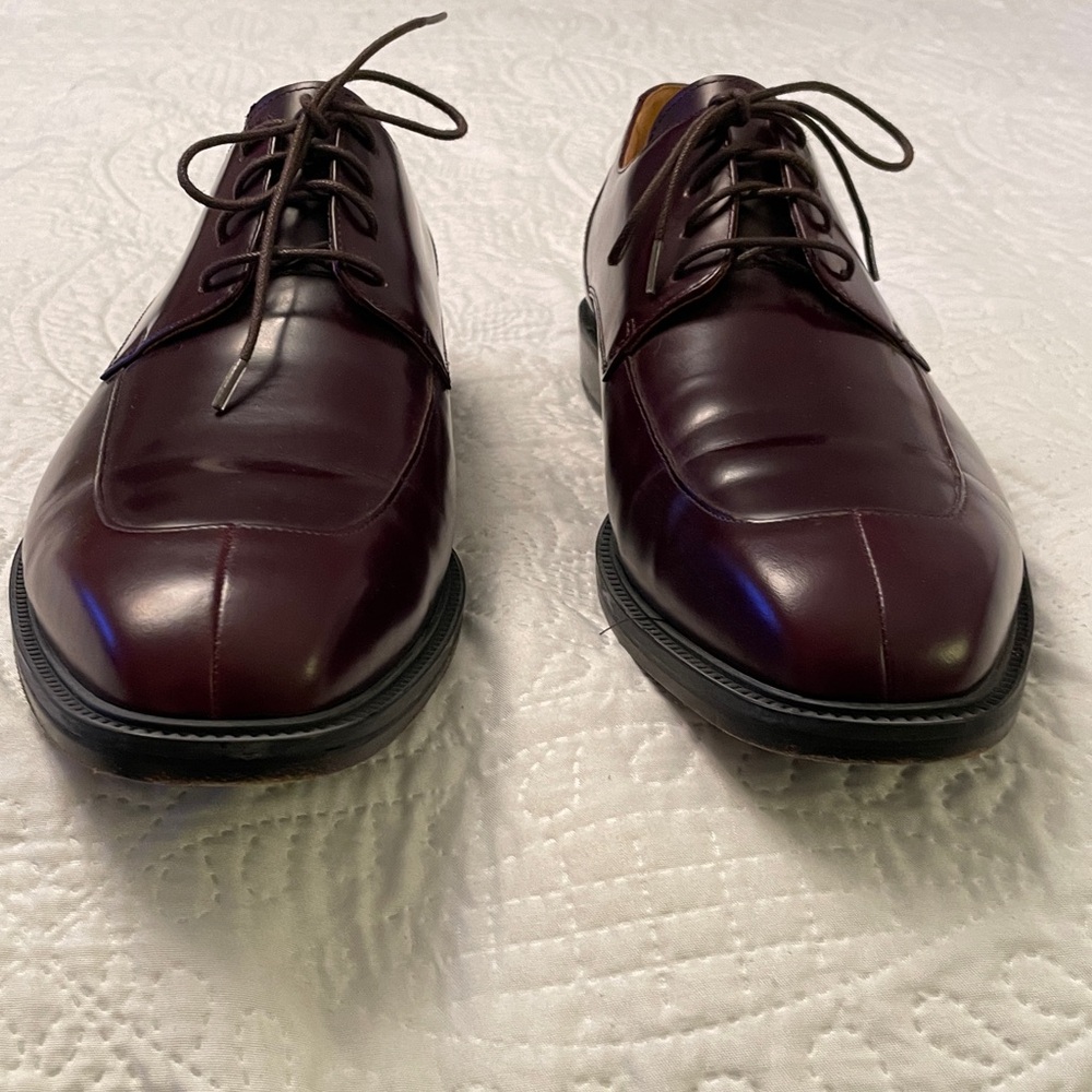 ROCKPORT Men’s Brown Leather Dress Shoes Size 12 Lace Up Tie Shoes Like New - Picture 8 of 14